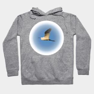 Flying egret Hoodie